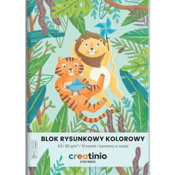 BLOK RYSUNKOWY CREATINIO A3/10K KOLOROWY